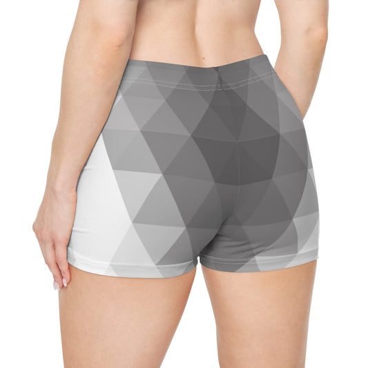 Damen Shorts Monochrom Geometrisch Elegant Sport Freizeit