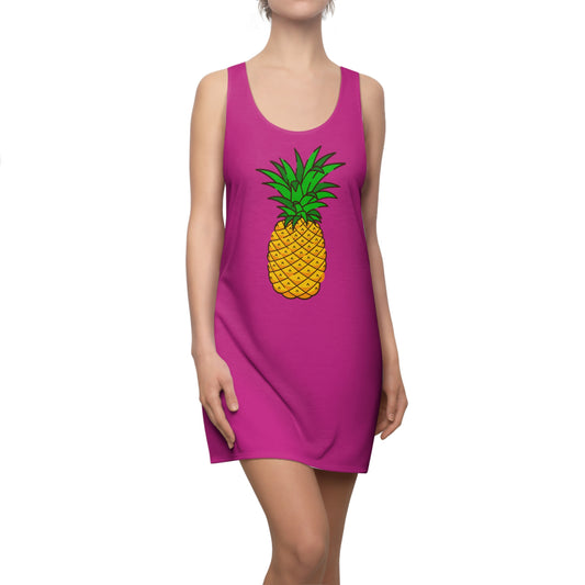 Ananas Racerback Kleid – Tropisches Sommerkleid