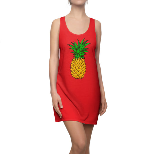 Ananas Racerback Kleid – Tropisches Sommerkleid