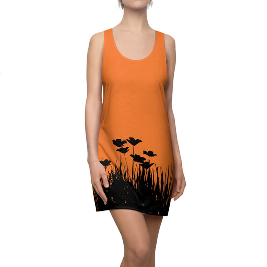 Crusta Racerback Damenkleid – Botanisches Sommerkleid, Freizeitkleid