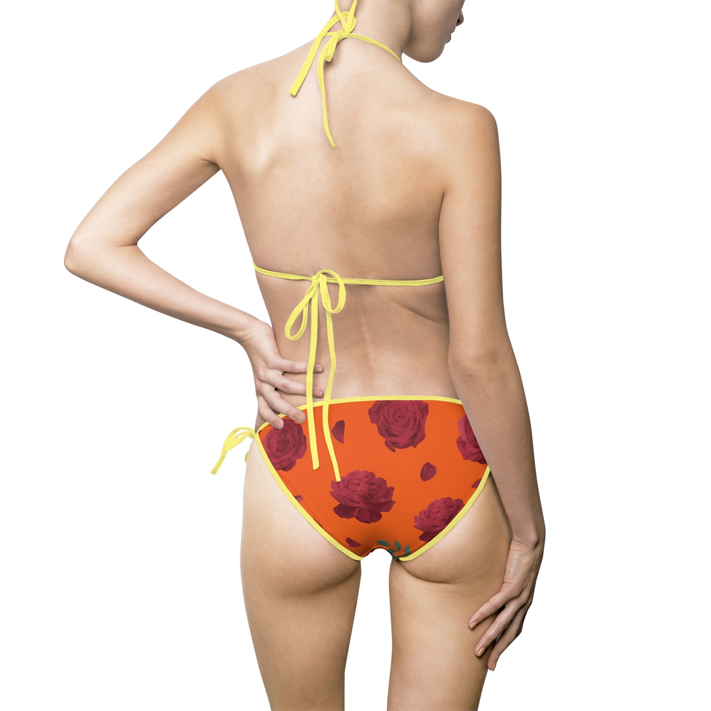 Damen Bikini Floral Print Zweiteiler Push Up Strand Pool