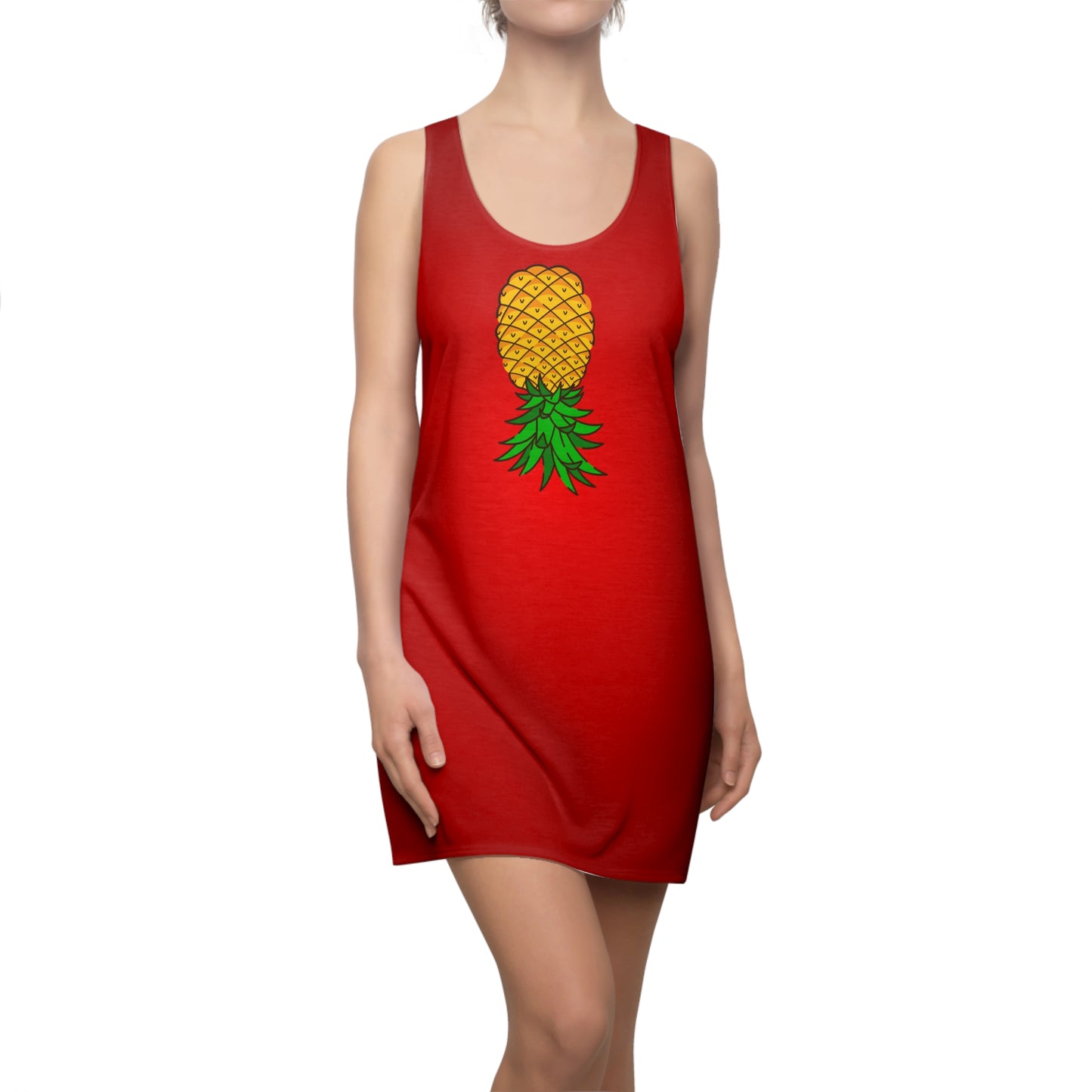 Ananas Racerback Kleid – Tropisches Sommerkleid