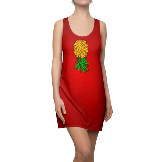 Ananas Racerback Kleid – Tropisches Sommerkleid