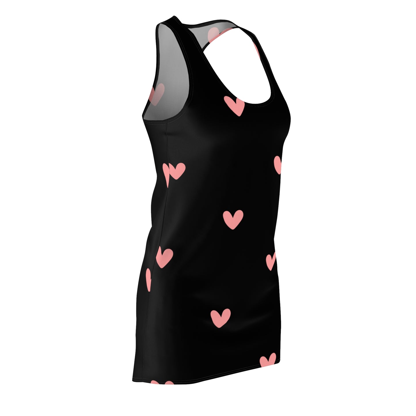 Racerback Kleid mit zartem Herzmuster – Sommerkleid für Damen Cute