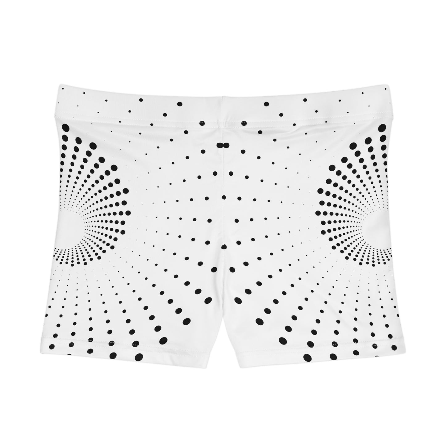 Damen Shorts Schwarz Weiss Punkte Sommer Activewear Fitness