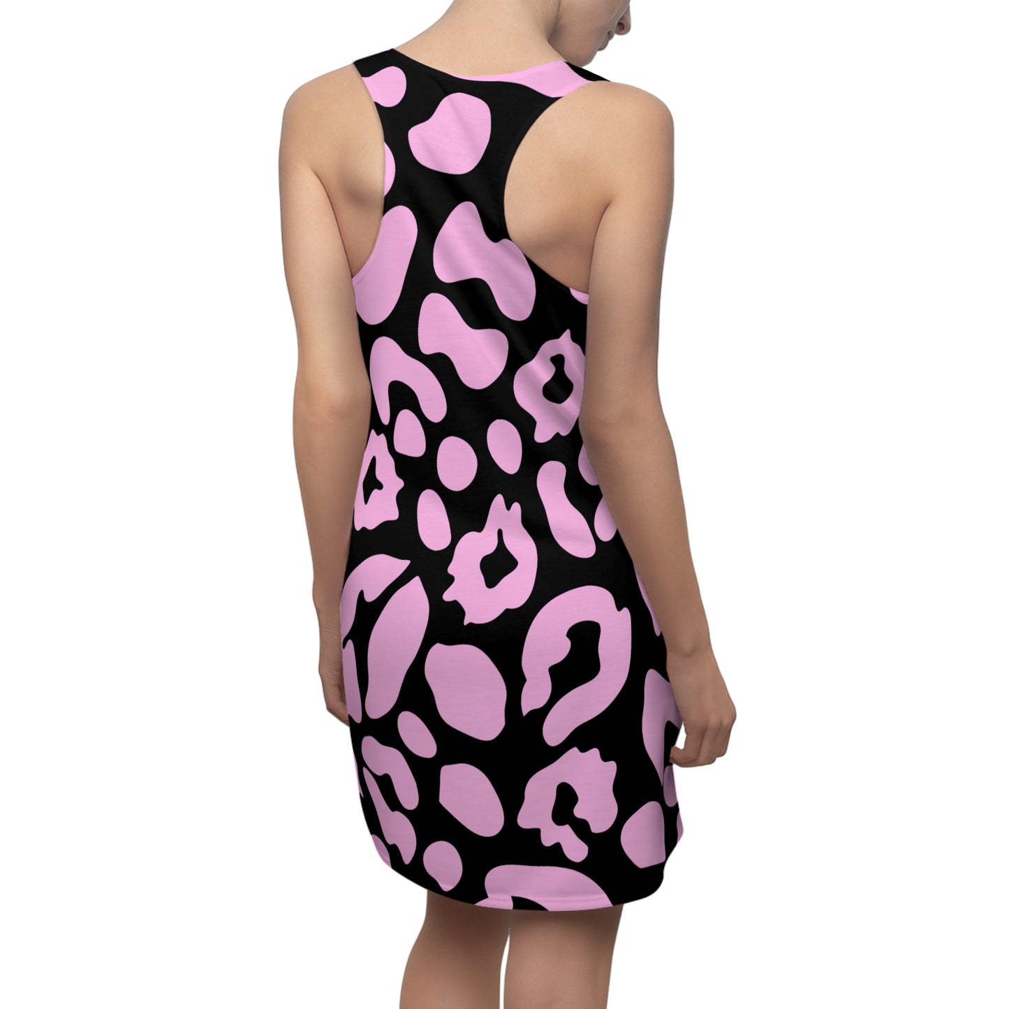 Pink Leopard Racerback Kleid – Trendiges Sommerkleid