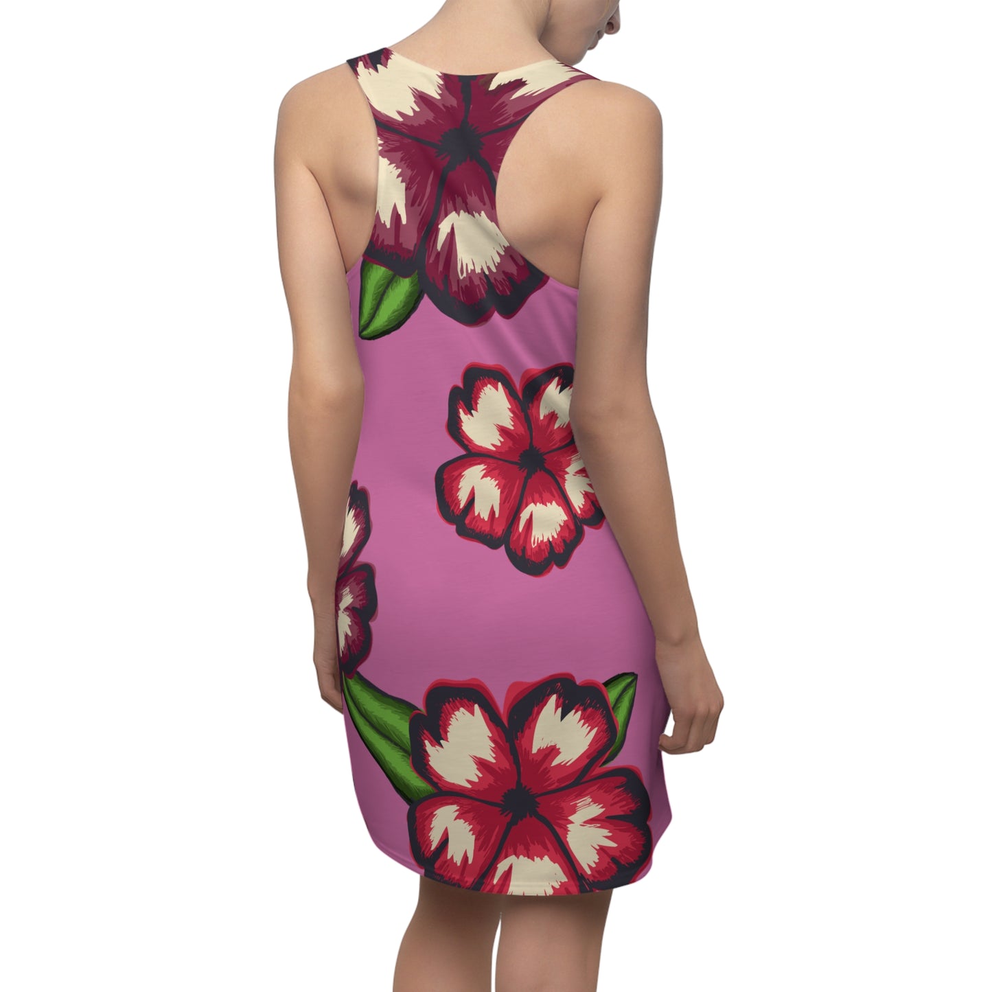 Rosanes Hibiskus Racerback Kleid – Stylishes Sommerkleid