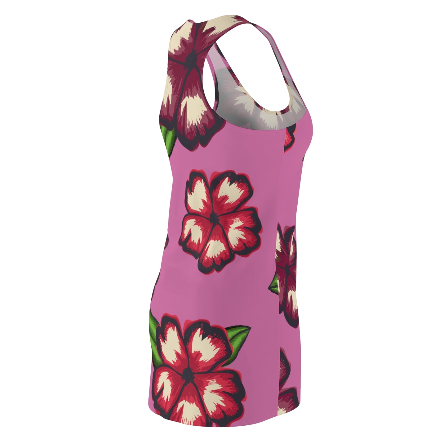 Rosanes Hibiskus Racerback Kleid – Stylishes Sommerkleid