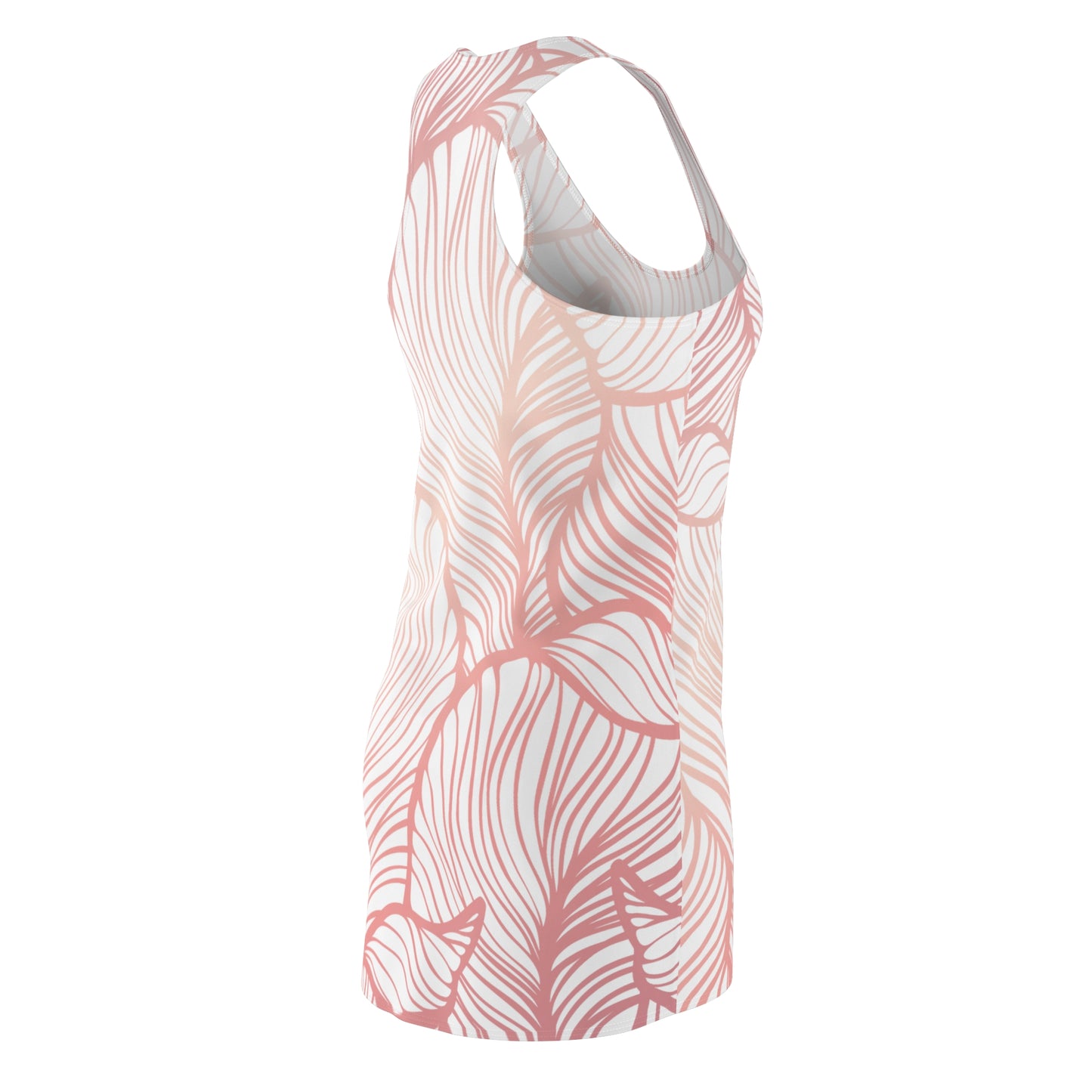 Rosa Floral Racerback Kleid – Elegantes Sommerkleid