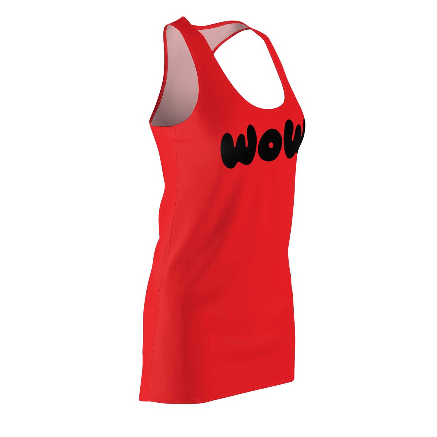WOW Racerback Kleid – Rotes Trendkleid