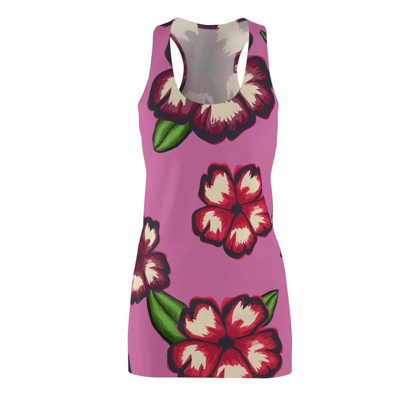 Rosanes Hibiskus Racerback Kleid – Stylishes Sommerkleid