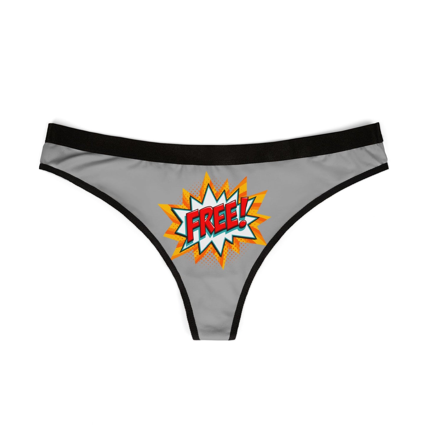Damen Thong Unterwäsche Atmungsaktive Slips Bequem Free Print