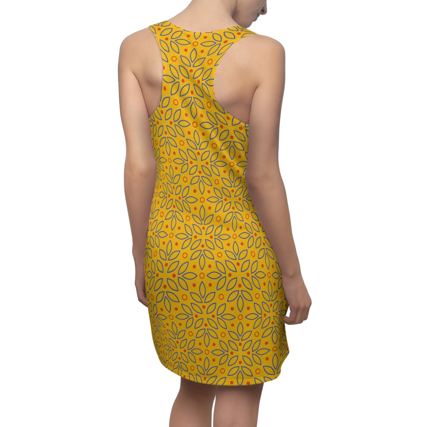 Bunt Floral Racerback Kleid – Sommer Damenmode
