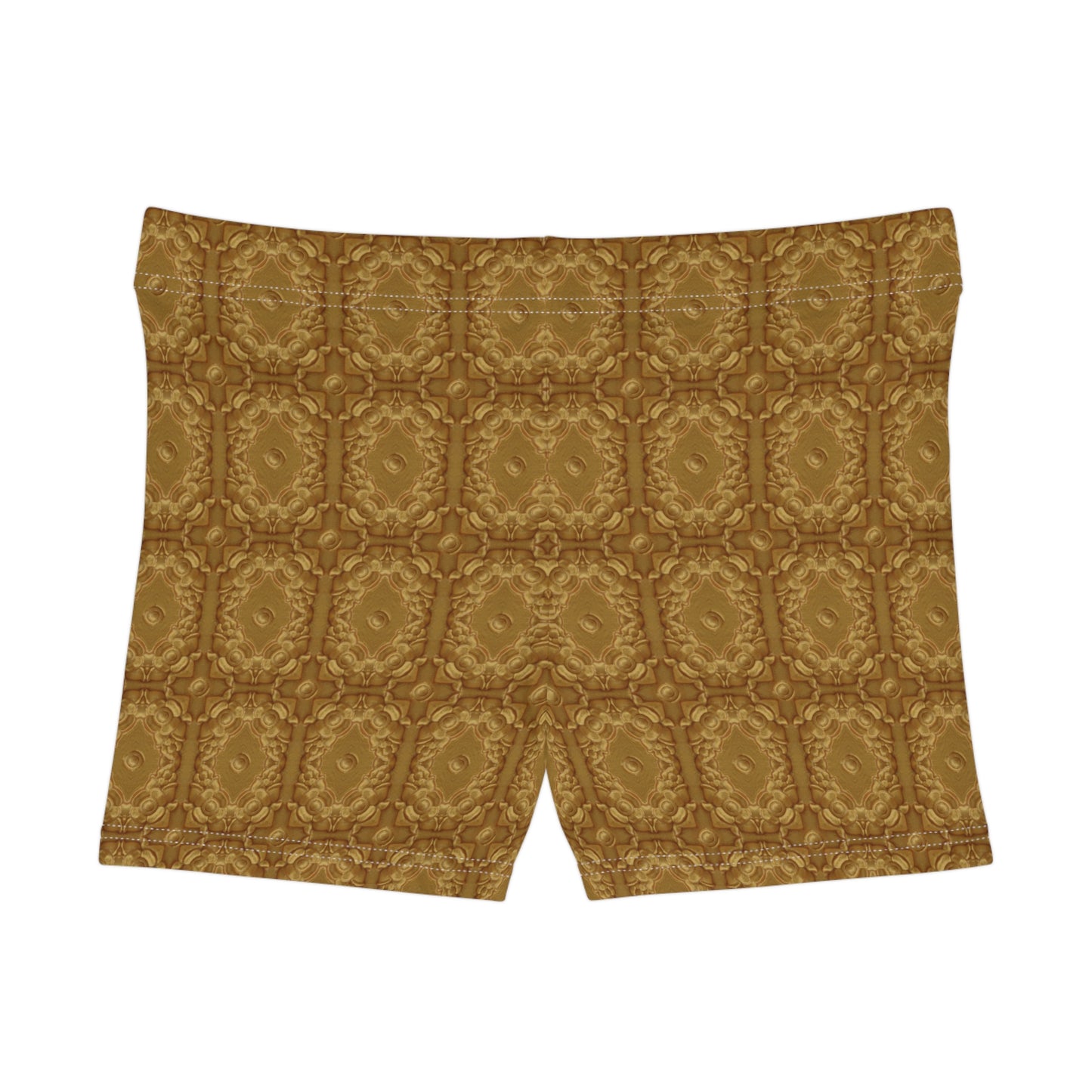 Damen Shorts Boho Vintage Muster Premium Activewear Retro Stil