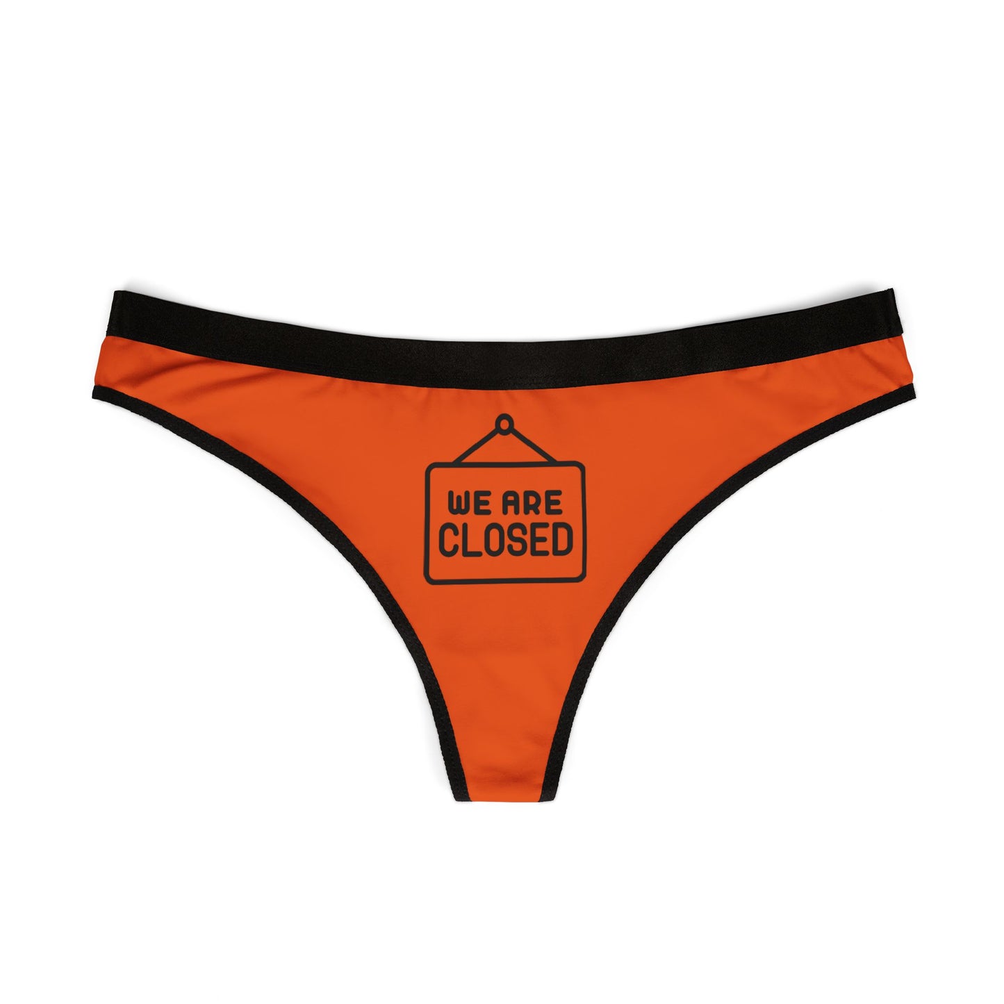 Damen Thong Unterwäsche Bequeme Atmungsaktive Slips We Are Closed