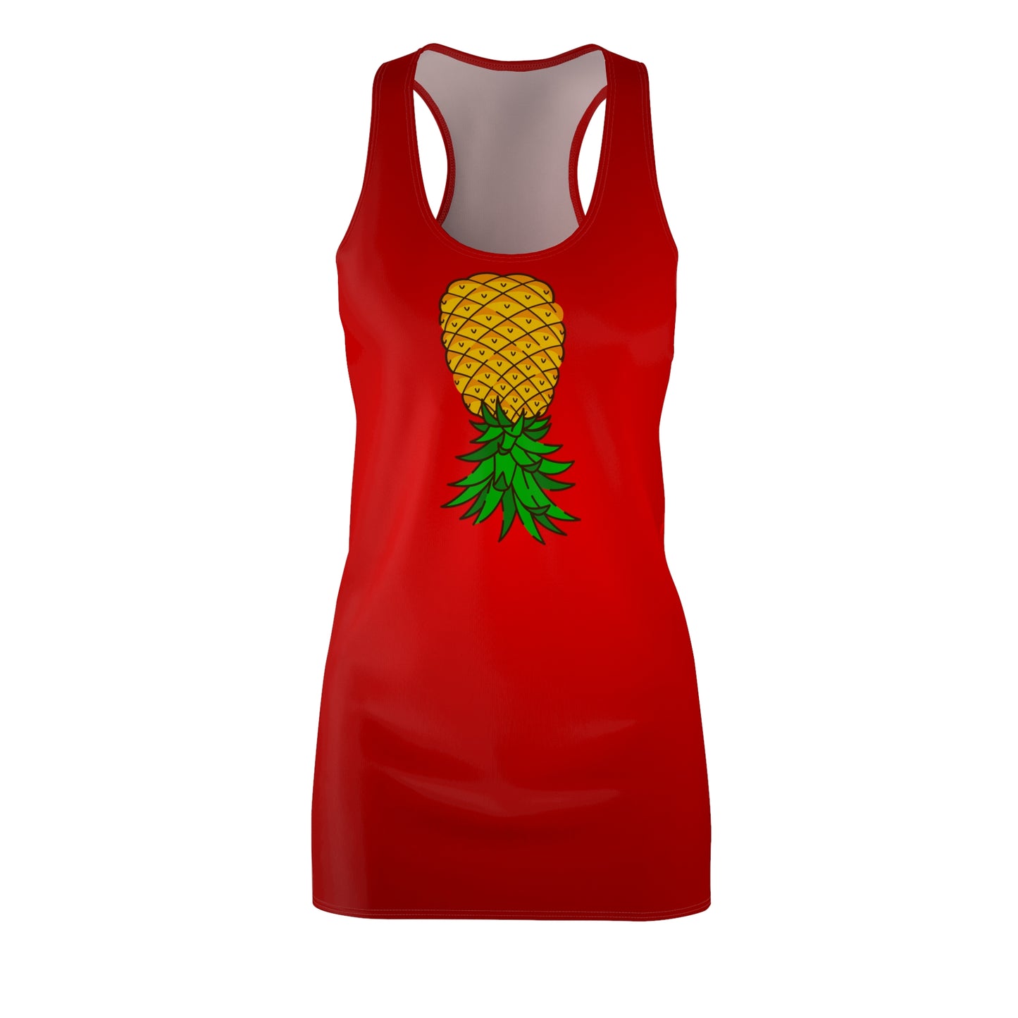 Ananas Racerback Kleid – Tropisches Sommerkleid