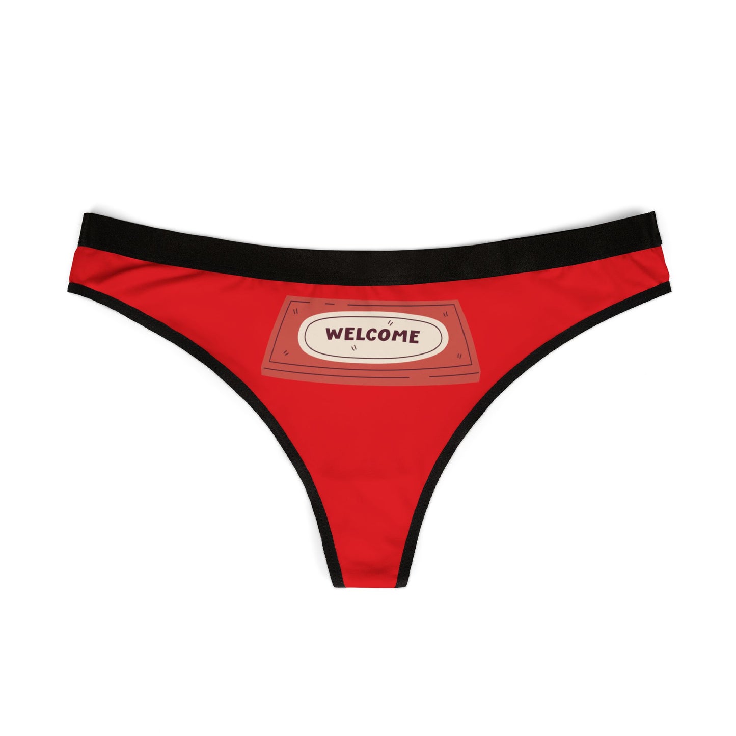 Damen Thong Unterwäsche Welcome Bequeme Slips MauserDesign