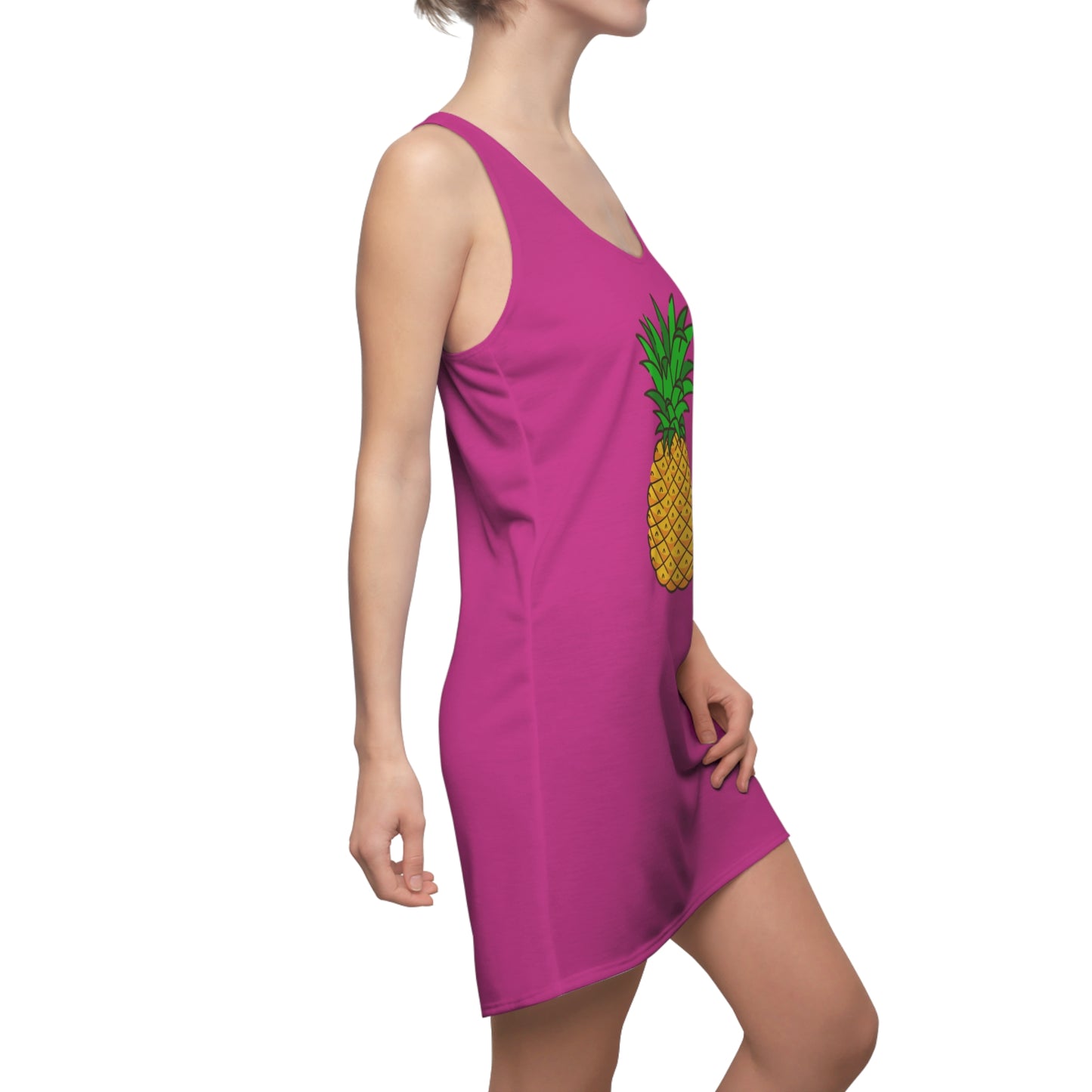 Ananas Racerback Kleid – Tropisches Sommerkleid