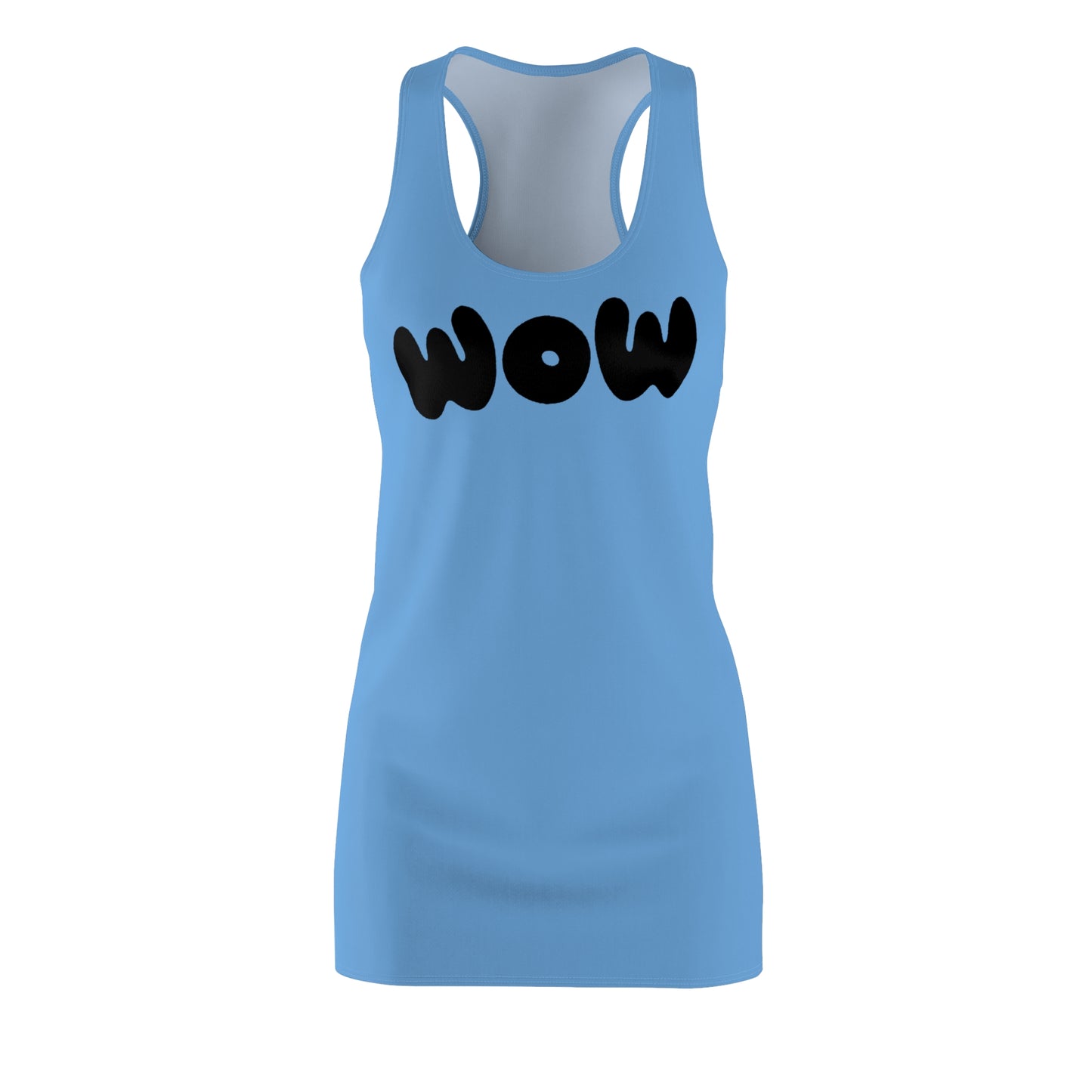 WOW Racerback Kleid – Blaues Trendkleid