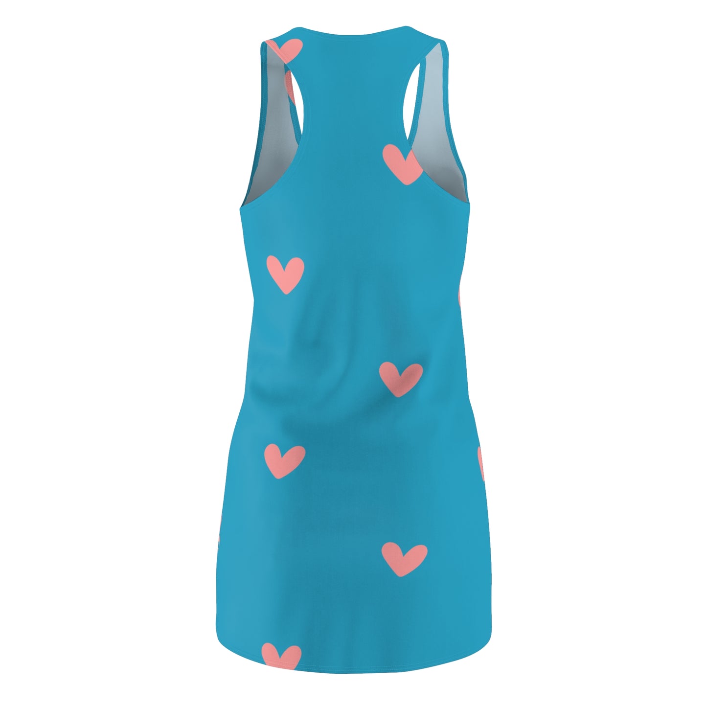 Racerback Kleid mit zartem Herzmuster – Sommerkleid für Damen Cute