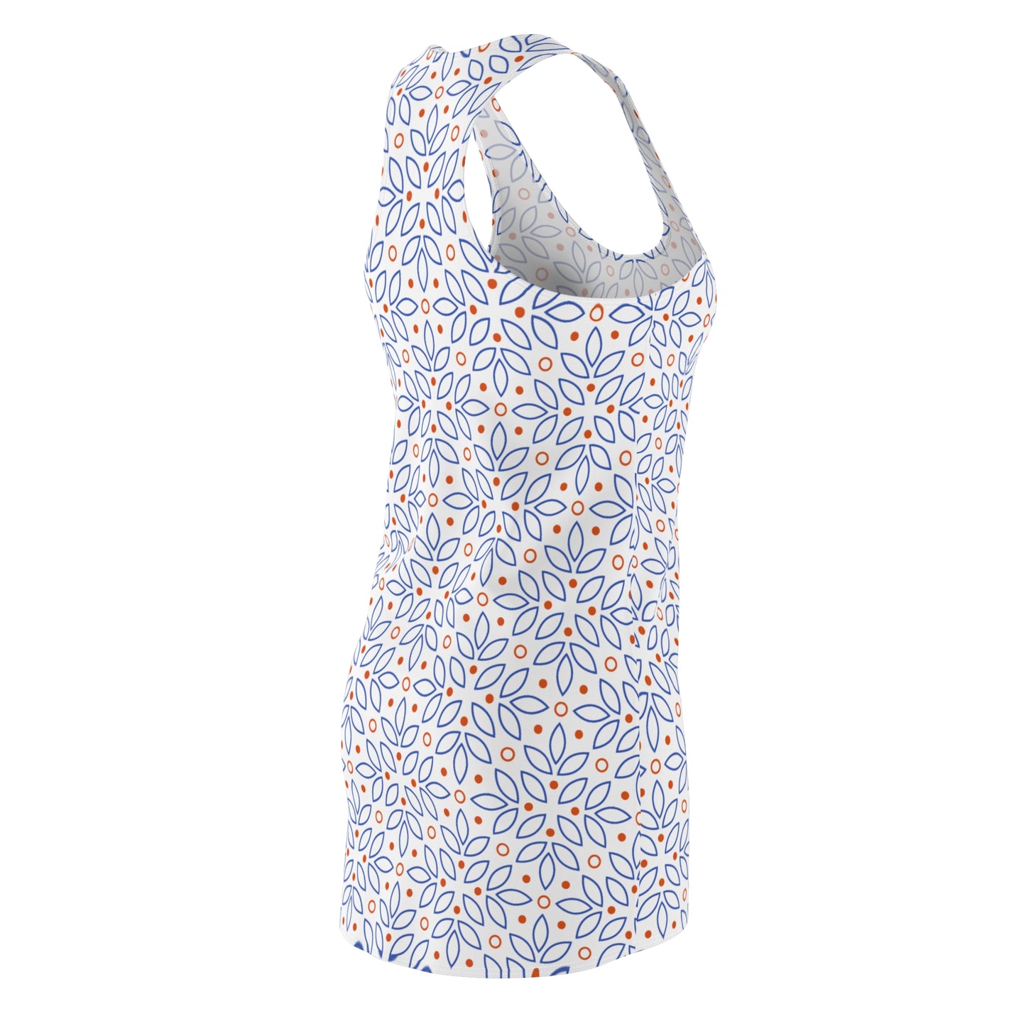 Bunt Floral Racerback Kleid – Sommer Damenmode