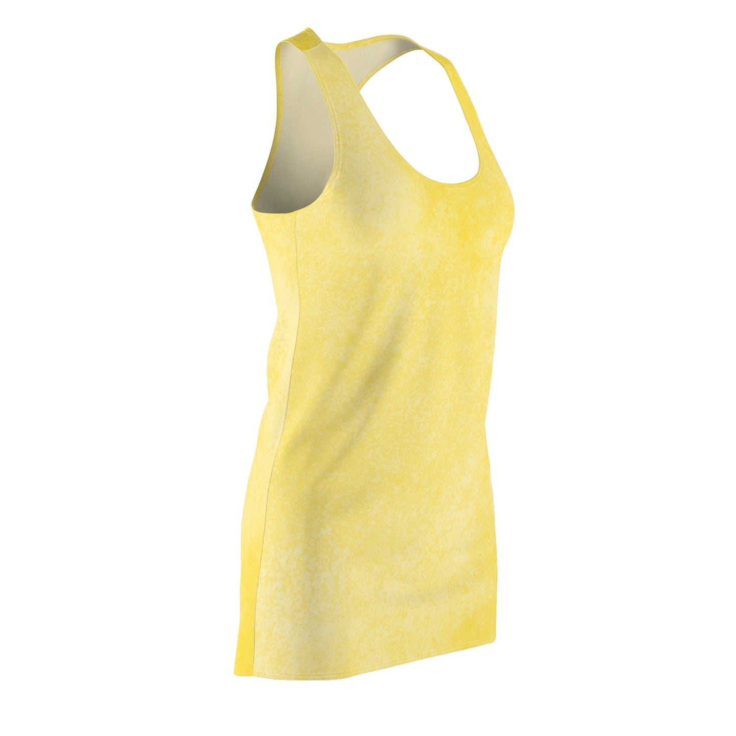 Gelb Racerback Kleid – Helle Sommer Damenmode