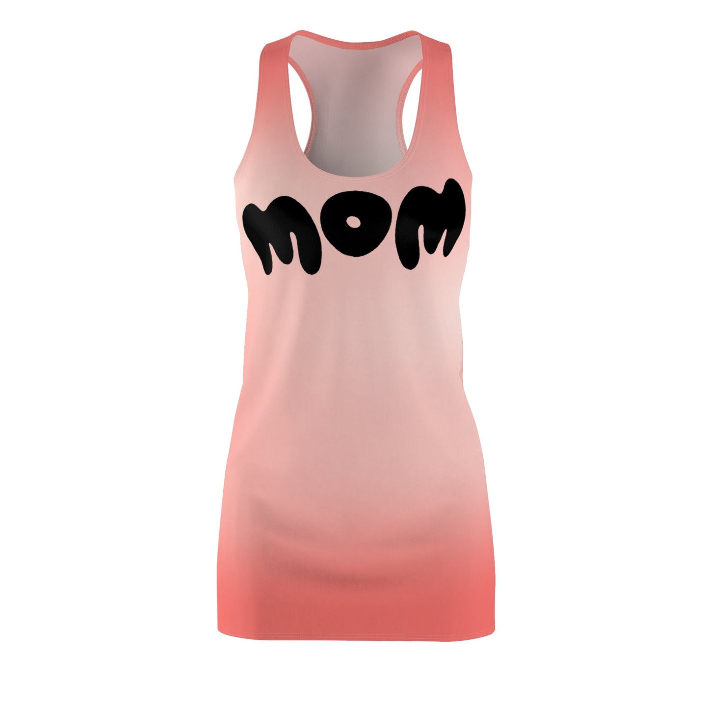 Ombre Mom Racerback Kleid – Bequemes Gradient Kleid