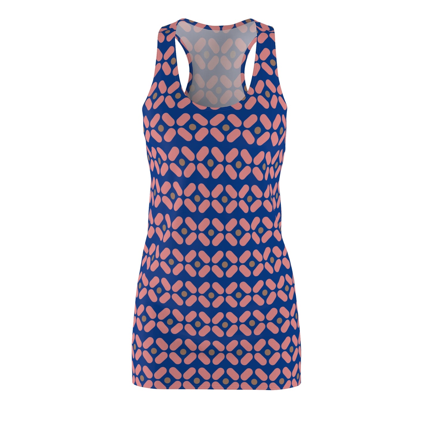 Blau Rosé Racerback Kleid – Chic Sommerkleid