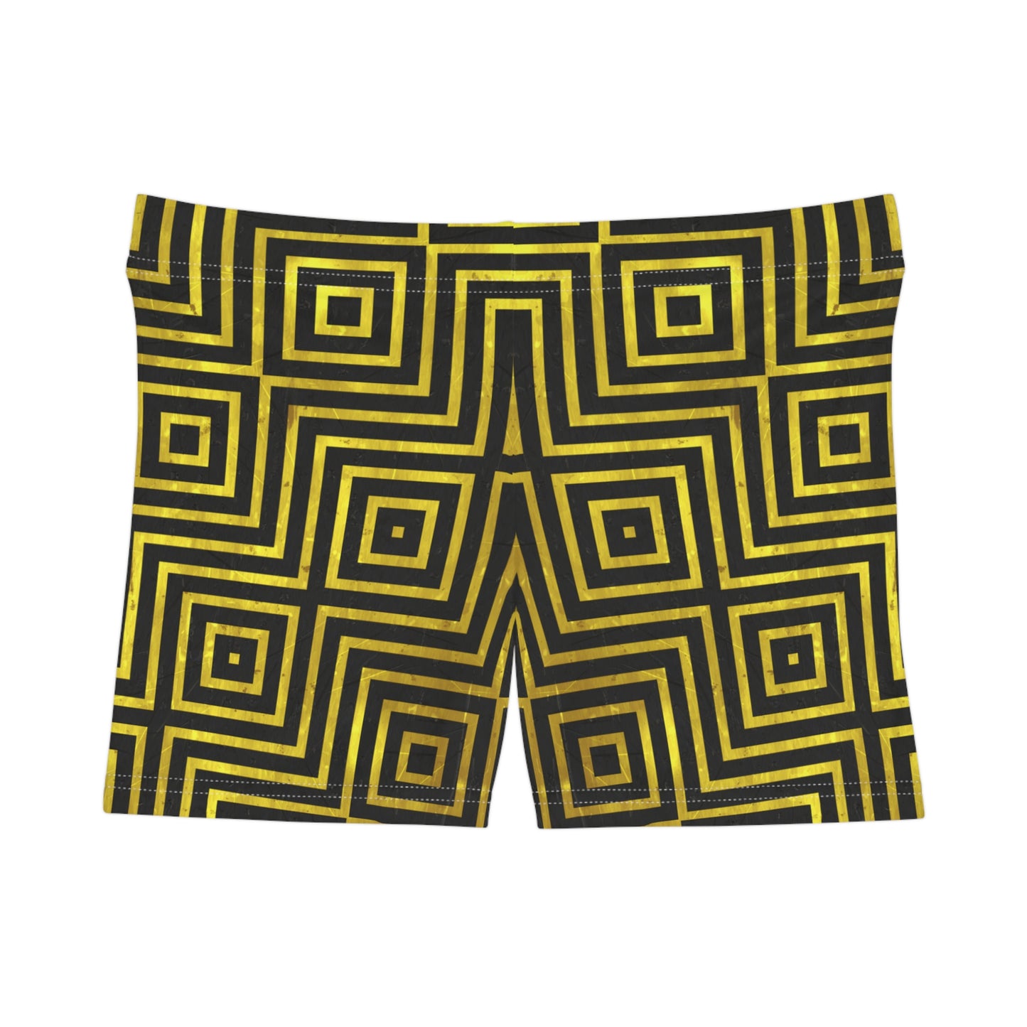 Damen Shorts Geometrisch Sport Freizeit Activewear Stretch