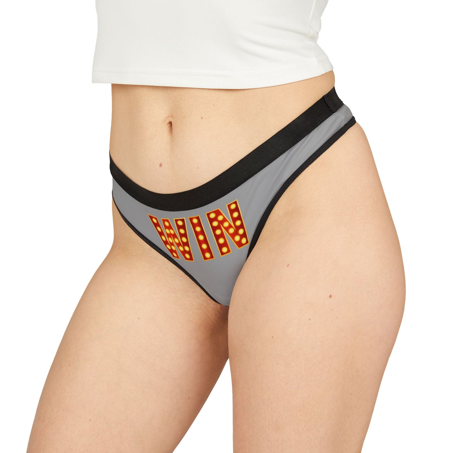 Damen Thong Unterwäsche Bequeme Atmungsaktive Slips Motiv Win