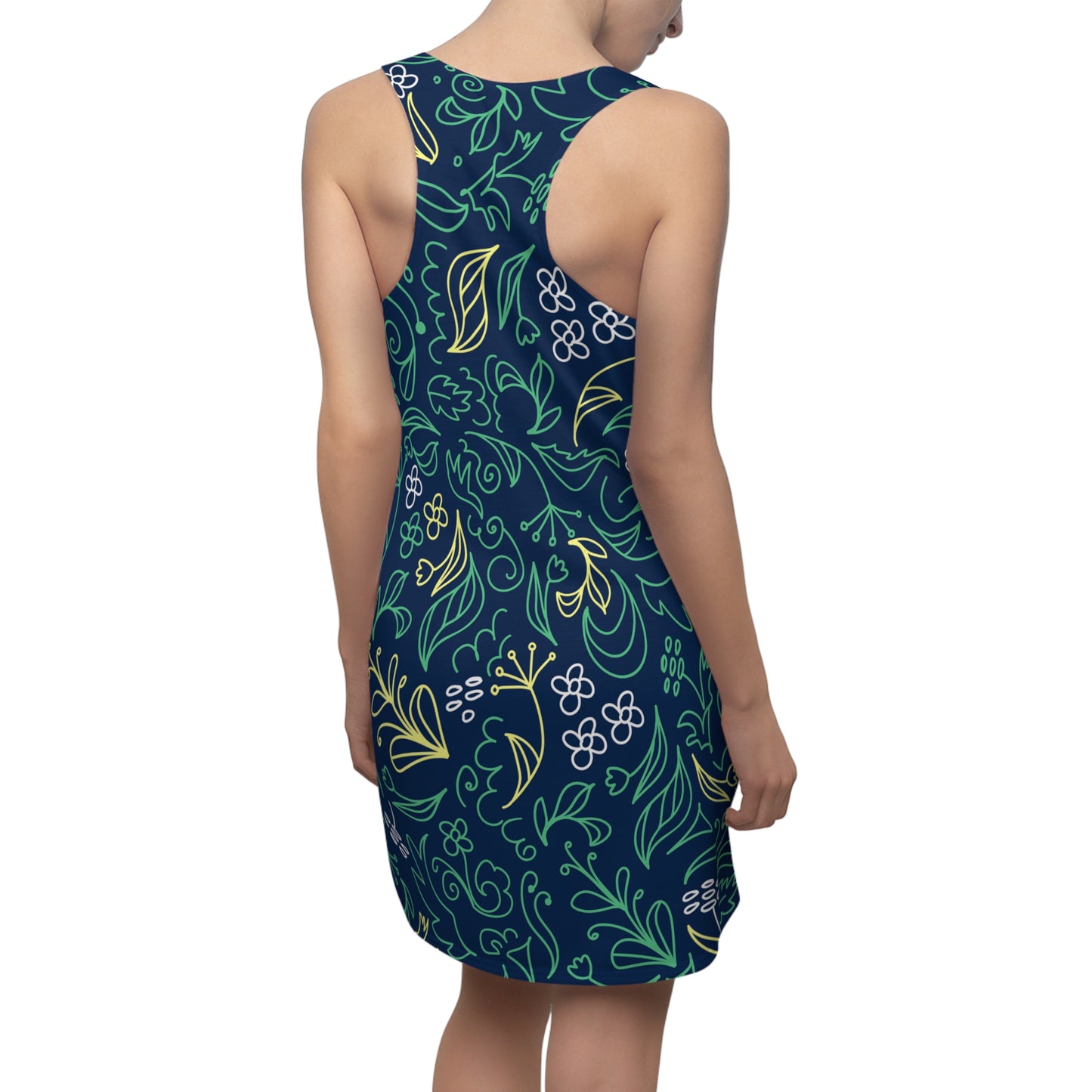 Blumen Racerback Kleid – Sommer Festivals Outfit