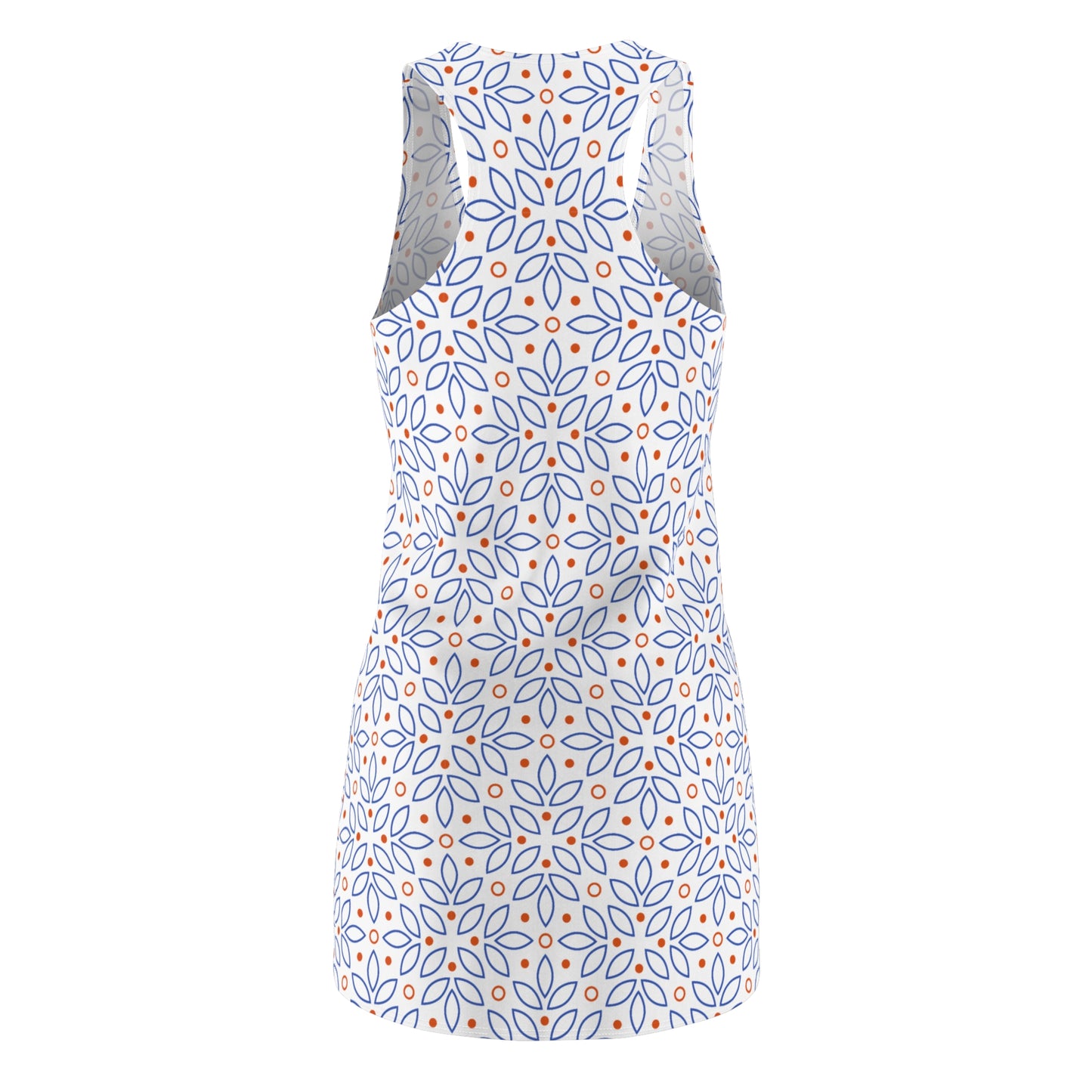 Bunt Floral Racerback Kleid – Sommer Damenmode
