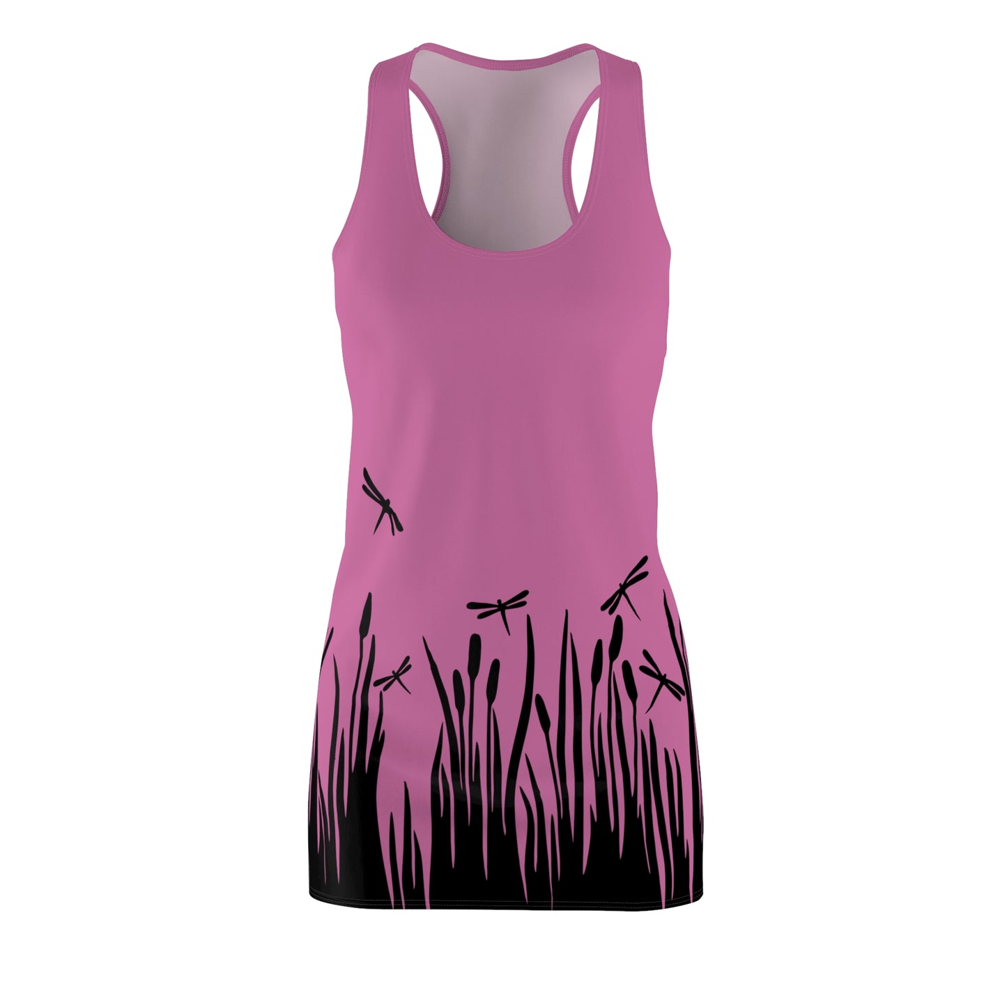 Rosanes Damen Kleid Libellen Design Racerback Sommer Freizeit Party