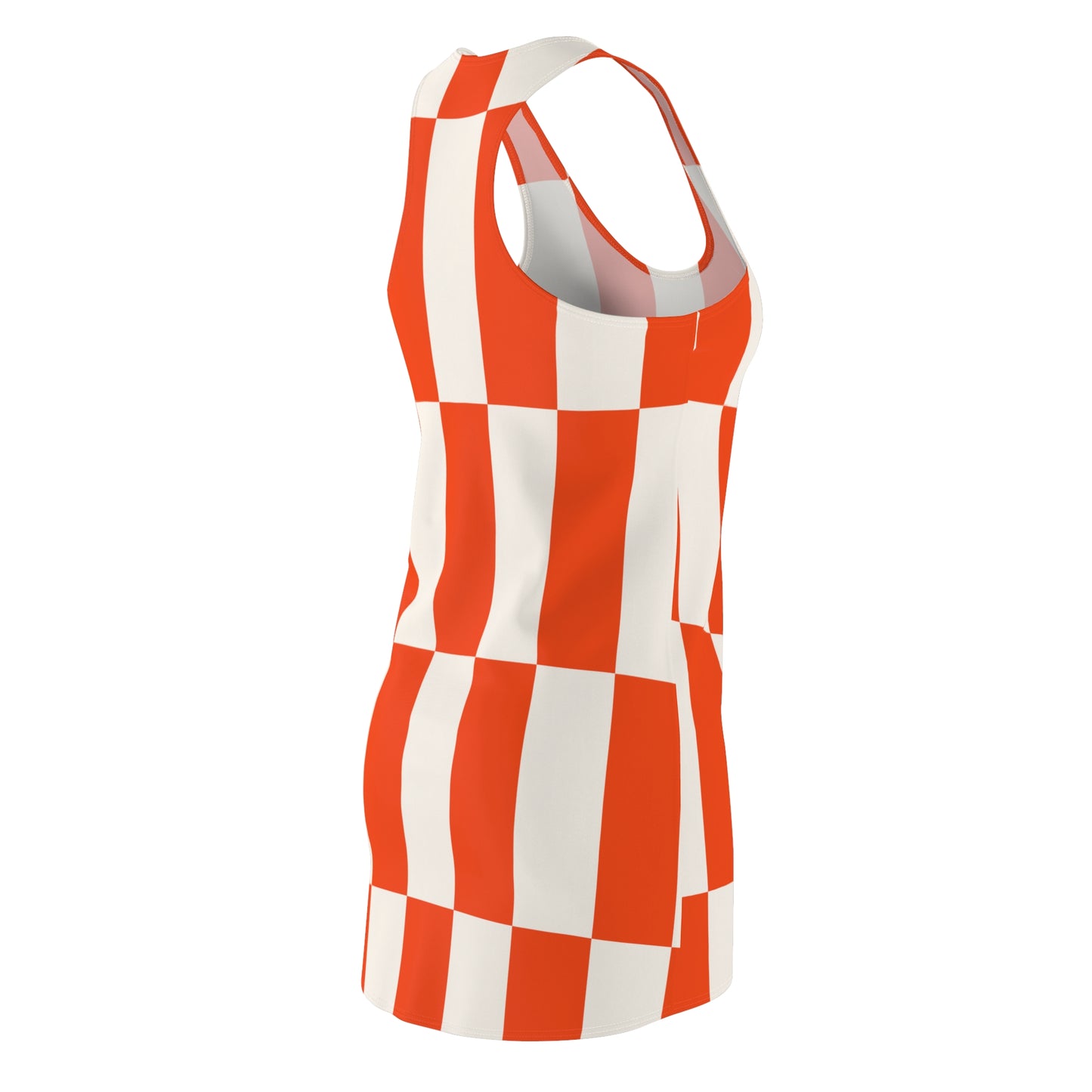 Checkerboard Racerback Kleid – Trendy Sommerkleid