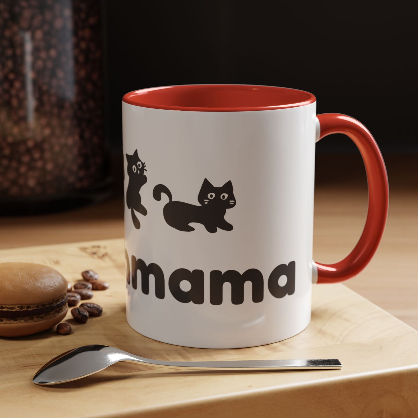 Katzenmama Tasse – Lustiger Kaffeebecher Geschenk