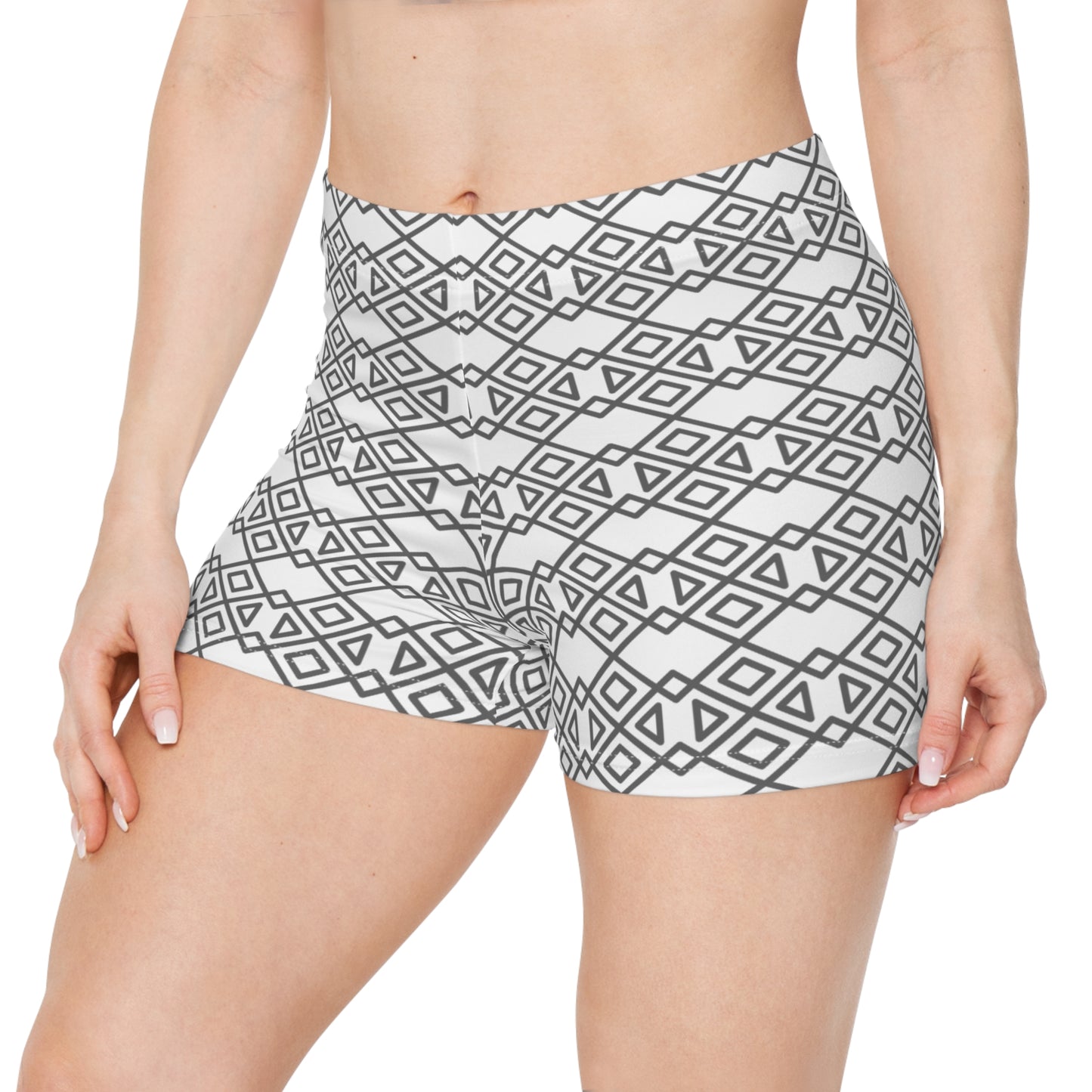 Damen Shorts Geometrisch Bequem Activewear Sport Freizeit