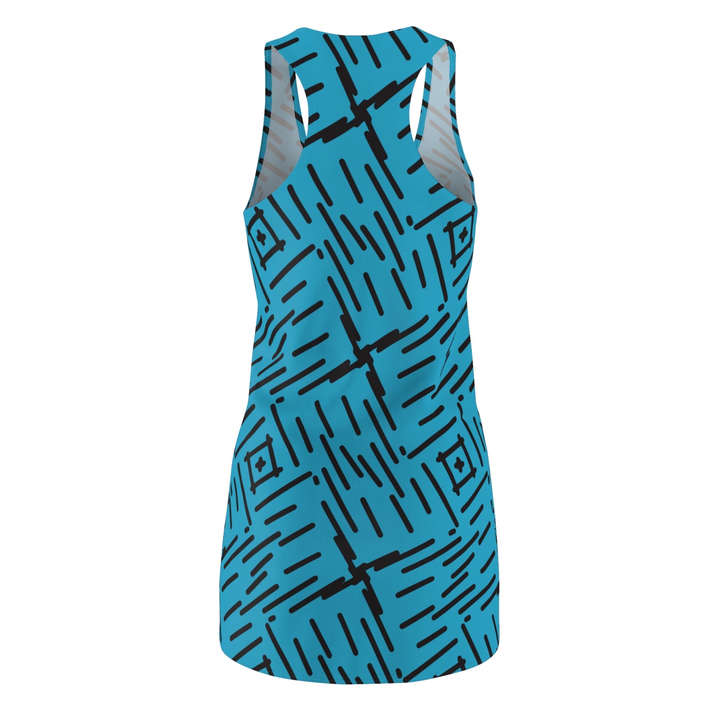 Abstrakt Racerback Kleid – Stylisches Sommerkleid
