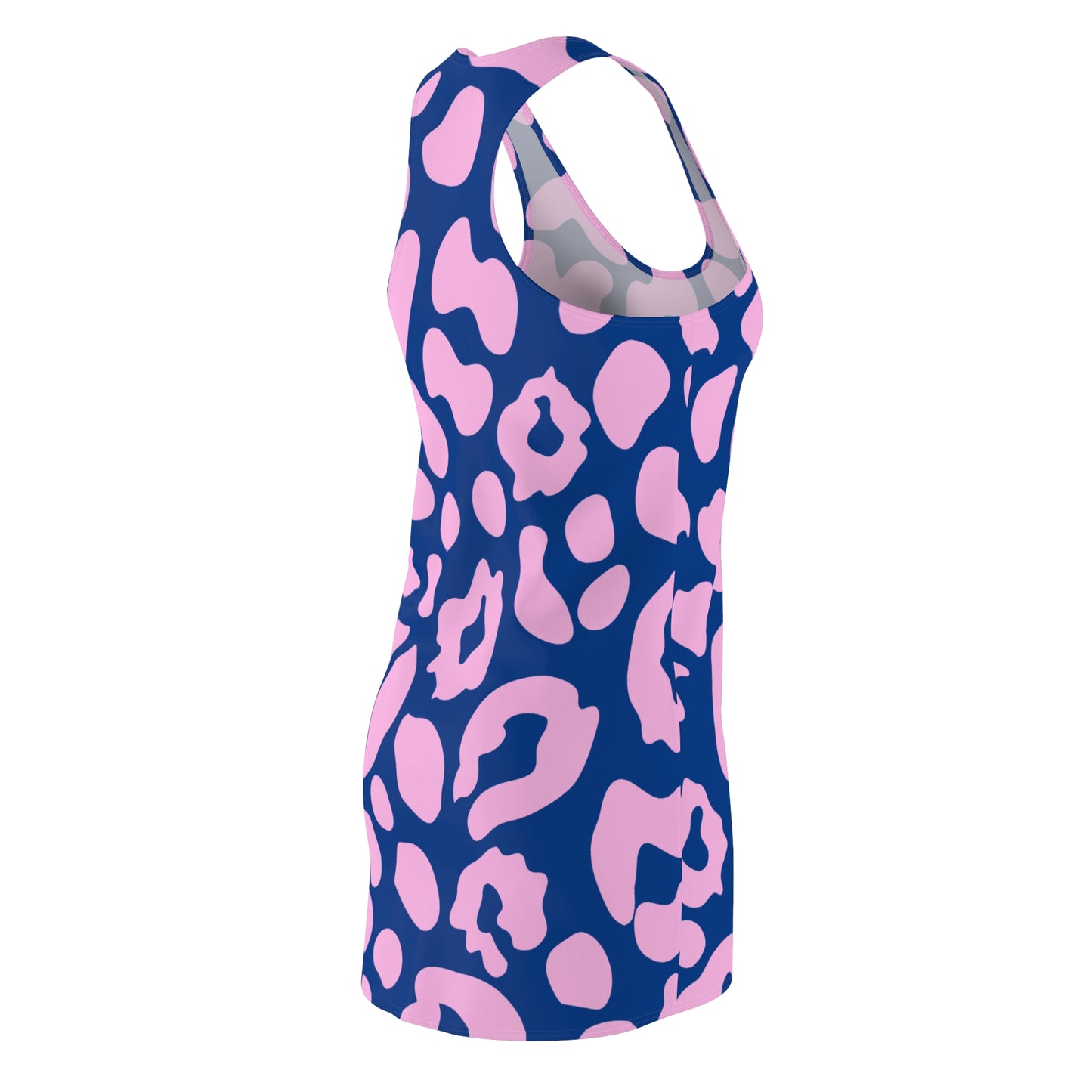 Pink Leopard Racerback Kleid – Trendiges Sommerkleid