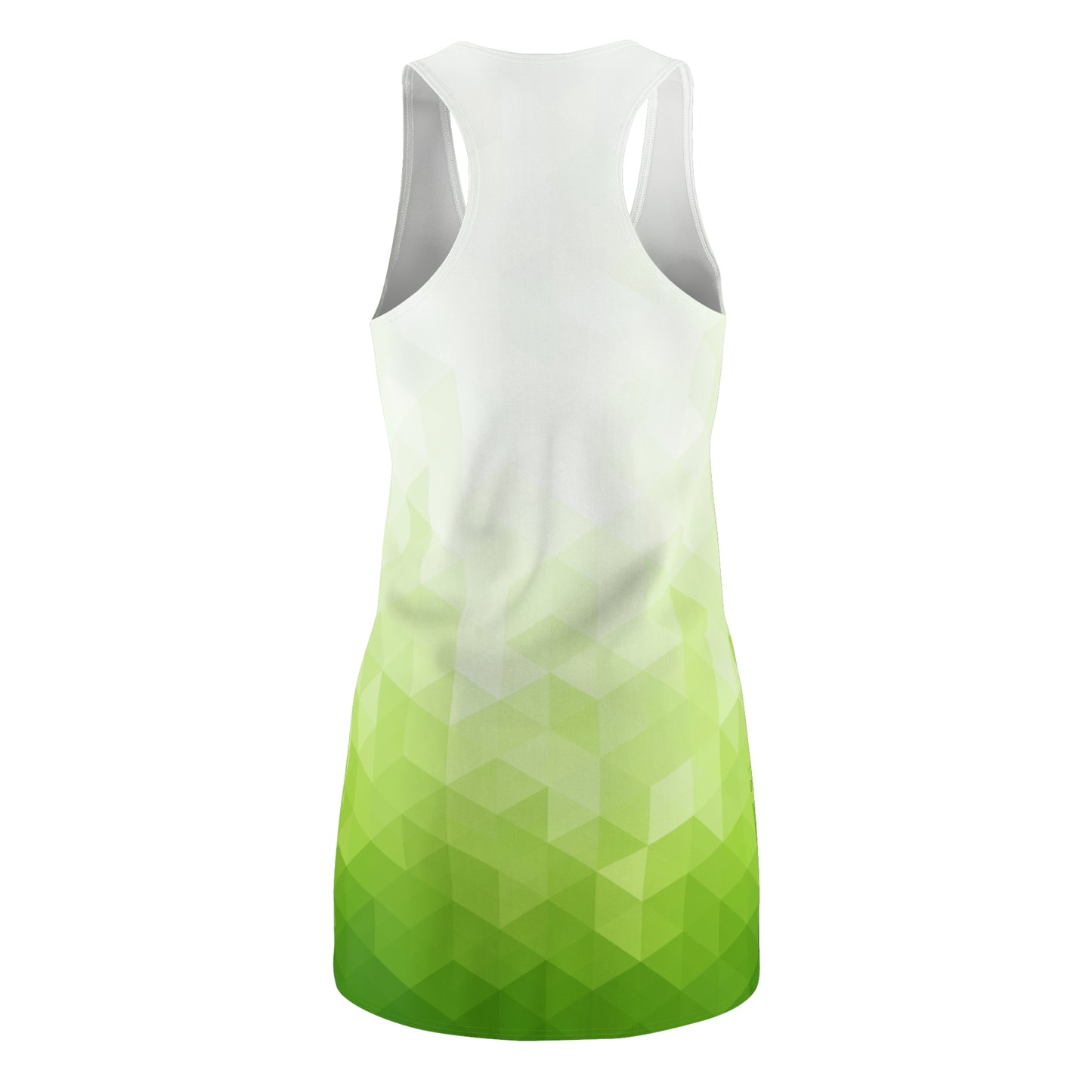 Gradient Green Racerback Kleid Damen – Sommerkleid mit Farbverlauf