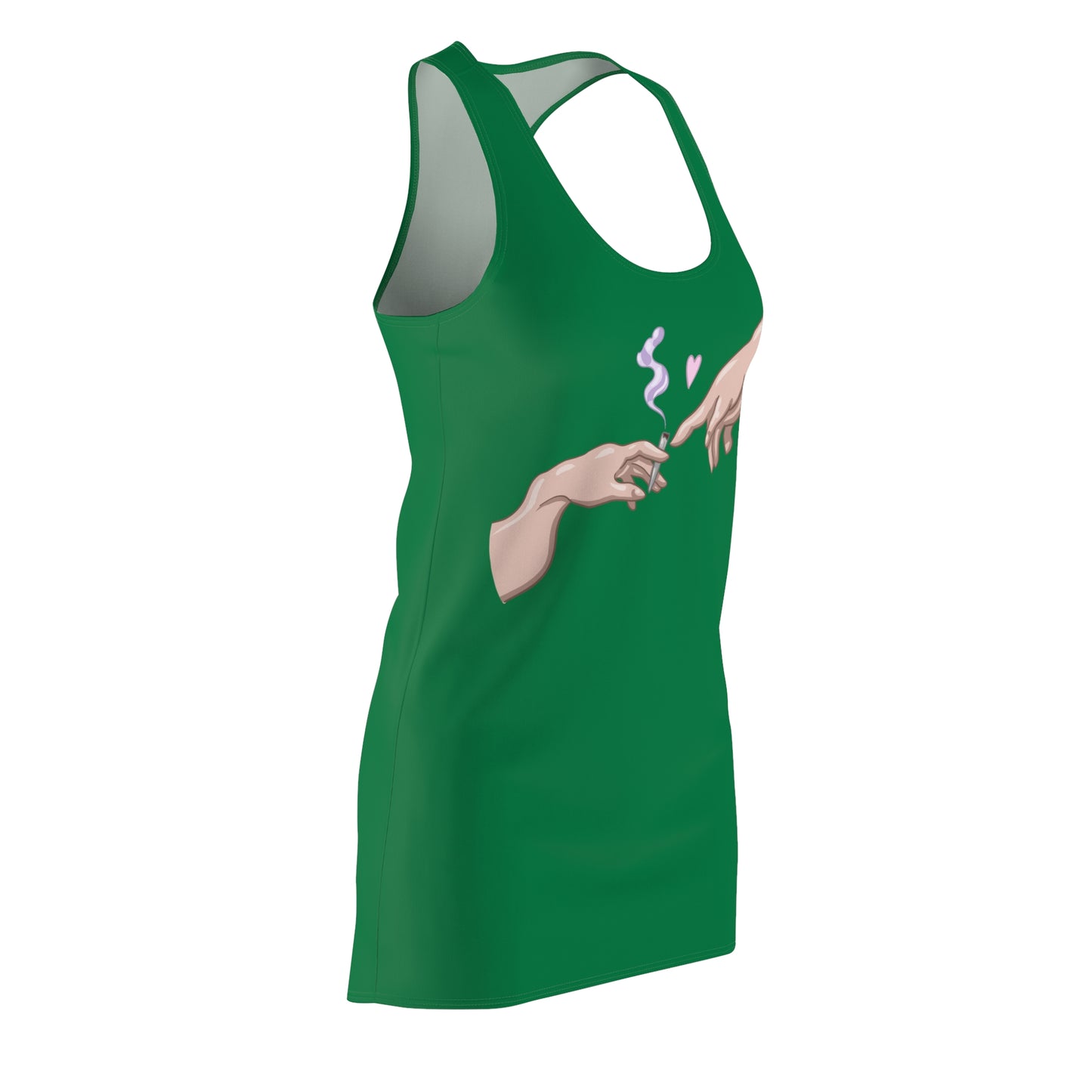 Cannabis Hand Racerback Kleid – Trendiges Festival Outfit
