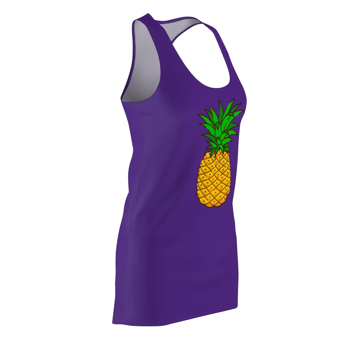Ananas Racerback Kleid – Tropisches Sommerkleid