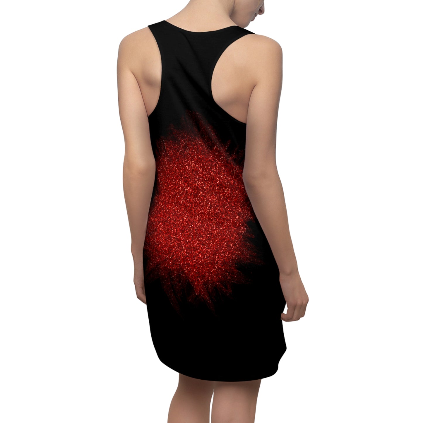 Rot Sparkle Racerback Kleid – Stylishes Partykleid