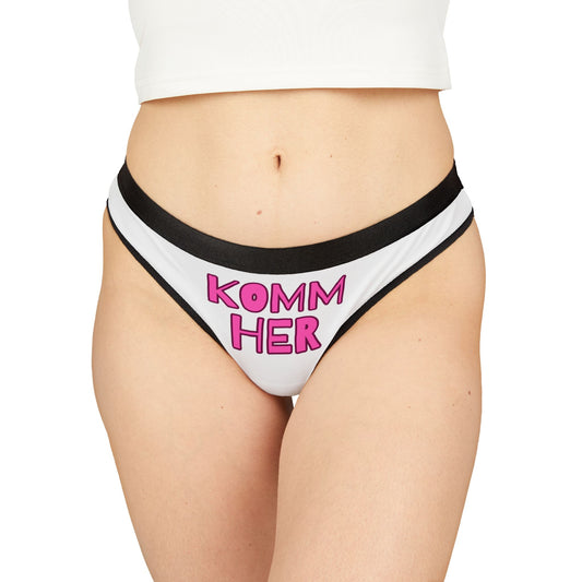 Damen Thong Unterwäsche Bequeme Atmungsaktive Slips KOMM HER