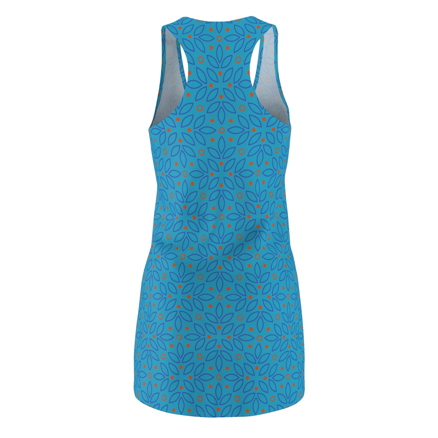 Bunt Floral Racerback Kleid – Sommer Damenmode