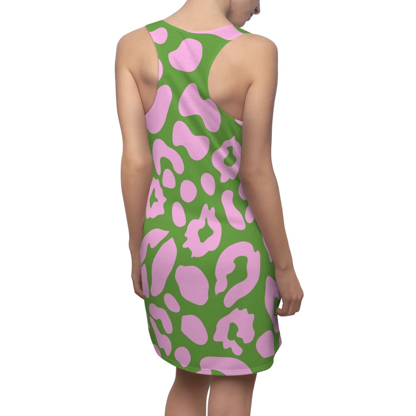 Pink Leopard Racerback Kleid – Trendiges Sommerkleid