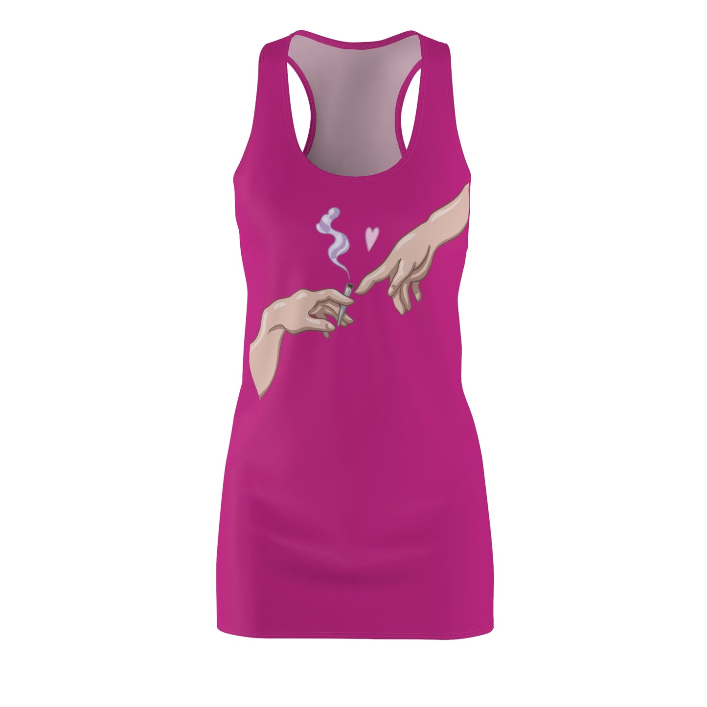 Cannabis Hand Racerback Kleid – Trendiges Festival Outfit