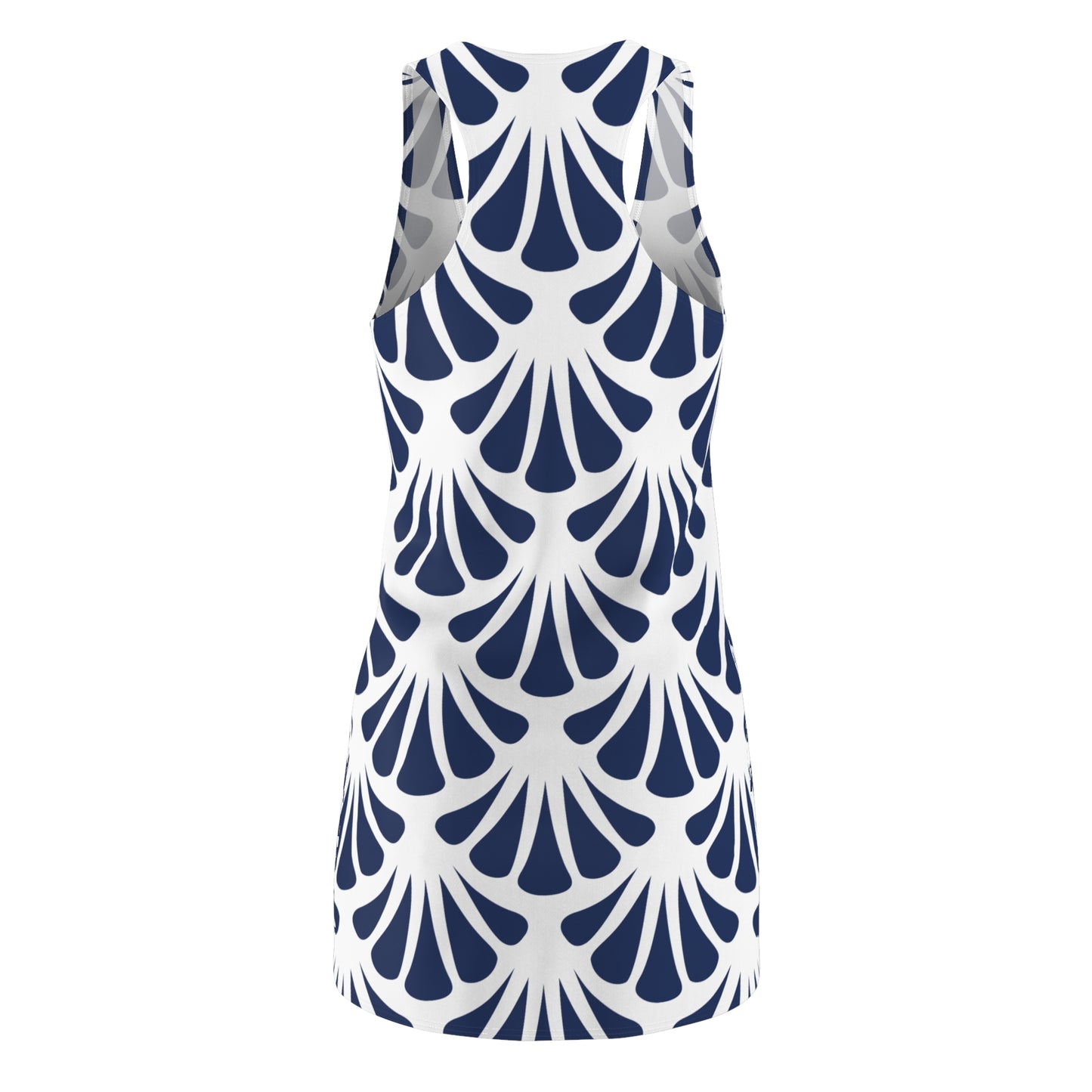 Damen Kleid Nautik Racerback Sommer Strand Casual