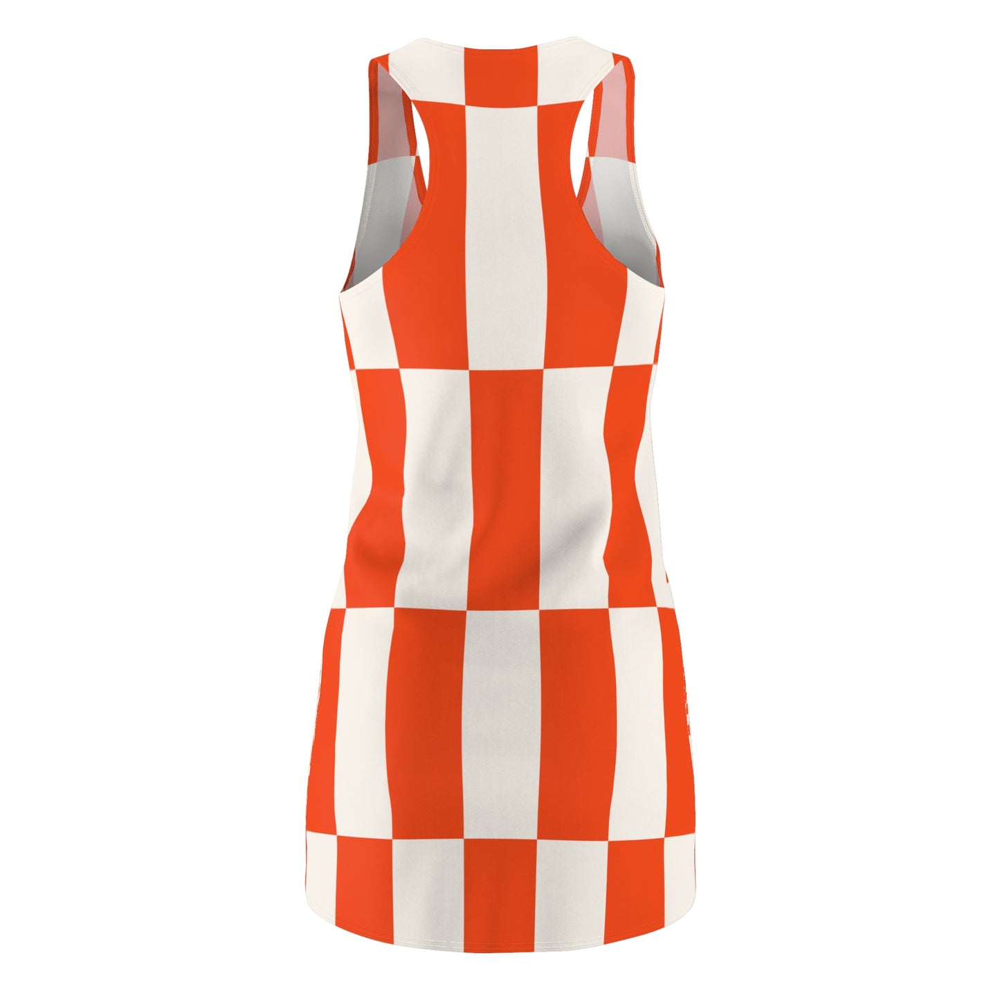 Checkerboard Racerback Kleid – Trendy Sommerkleid