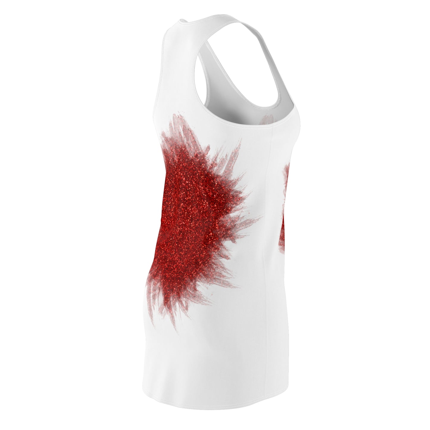 Rot Sparkle Racerback Kleid – Stylishes Partykleid