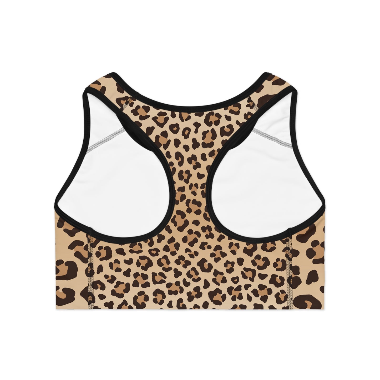 Damen Sport BH Leoparden Print Atmungsaktiv Fitness Activewear